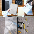 24pcs Large Mesh Zipper Pouch File Bags YOPCDJ Reusable Zippered Pouches - Image 6