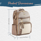 Itzy Ritzy Diaper Bag Backpack – Large Capacity Boss Plus Baby Backpack Diaper - Image 7
