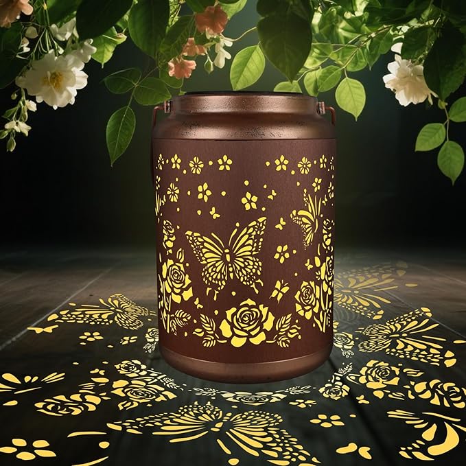 Solar Lanterns Outdoor Waterproof, Outdoor Waterproof Butterfly Garden - Image 3