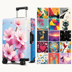 Luggage Cover Washable Suitcase Protector Anti-Scratch, Stretchable Fit - Image 2