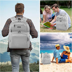 Insulated Cooler Backpack, Double Deck Leakproof Cooler Bag, Insulated Backpack - Image 7