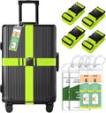 8 Pack Luggage Straps and Cruise Luggage Tags Set, Luggage Straps by Gostwo