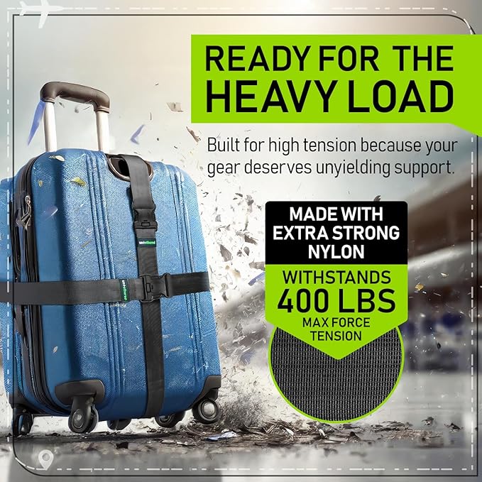 Untethered Luggage Straps | TSA-Approved Suitcase Belts - Image 3
