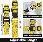 2 Pack Luggage Straps for Suitcases Adjustable Luggage Belt TSA Approved - Image 2