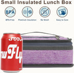 FlowFly Small Insulated Lunch box Portable Soft Bag Mini Cooler Thermal Meal - Image 2