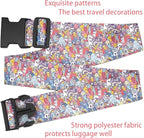 Monsters Luggage Straps for Suitcases, Adjustable Luggage Travel Belt to Keep - Image 4