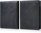 Polare Full Grain Leather Passport Holder RFID Blocking Travel Bifold Wallet - Image 8