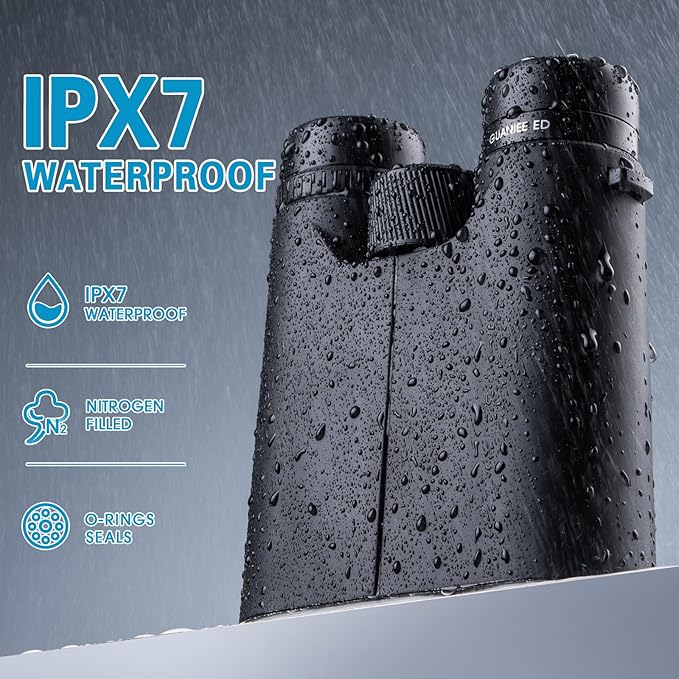 10x42 Binoculars for Adults High Powered Compact Binoculars - Image 5