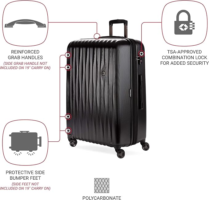SwissGear 7272 Energie Expandable Hardside Luggage - Image 3