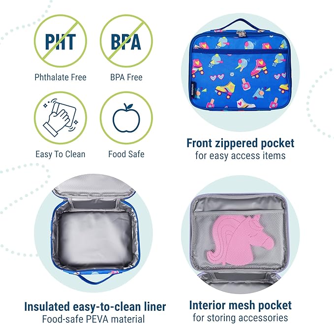 Wildkin Kids Insulated Lunch Box – Durable and Reusable - Image 4