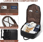 Shrrie Laptop Backpack for Women, Vegan Leather Backpack Work Computer - Image 4