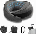 SZXYX Travel Pillows for Airplanes, 100% Pure Memory Foam Neck Pillow for by SZXYX