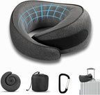 SZXYX Travel Pillows for Airplanes, 100% Pure Memory Foam Neck Pillow for by SZXYX