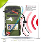 Lewis N. Clark Men's RFID Blocking Stash Wallet, Travel Neck Pouch Passport - Image 3