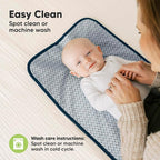KeaBabies Portable Diaper Changing Pad, Easy Wipe Clean - Image 7