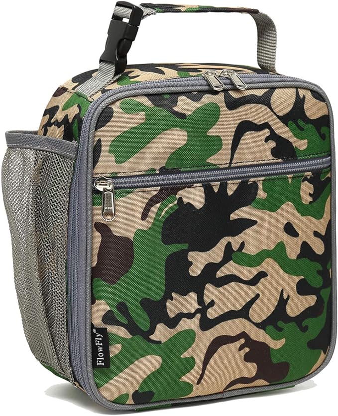 FlowFly Kids Lunch box Insulated Soft Bag Mini Cooler Back to School Thermal by FlowFly