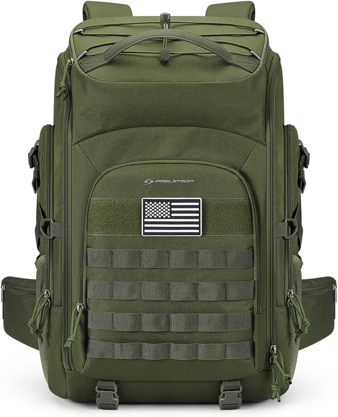 Maelstrom Tactical Backpack for Men, 40L Military Backpack, Water Resistant by Maelstrom