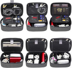 sisma Travel Electronics Organizer Tech Accessories Case Small Carrying Bag - Image 3