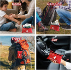 Mini First Aid Kit, 132 Piece Small Waterproof Emergency Medical Kit - Image 7