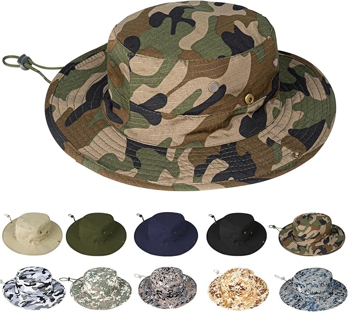 Sun Hats for Men Women Boonie Hat Foldable Fishing Hat UPF 50+ Bucket Hat for by ZOORON