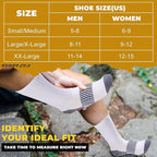 FOOTPLUS Hiking Copper Compression Socks, Unisex Cushioned Sole Arch Support - Image 3