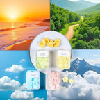 4 Boxes Paper Soap, 4 Random Different Scented Mini Portable Disposable Petal - Image 2