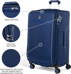 Travelpro VersaPack+ Lightweight Softside Expandable Checked Luggage, 8 Spinner - Image 3