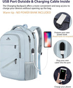 MATEIN College Backpack Women, 17 Inch Large Capacity School Laptop Bookbag - Image 4