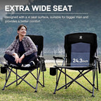 EVER ADVANCED Oversized Folding Camping Chair - Image 6