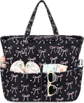 LEDAOU Large Beach Tote Bag Women Waterproof Sandproof Zipper Beach Tote Bag by LEDAOU