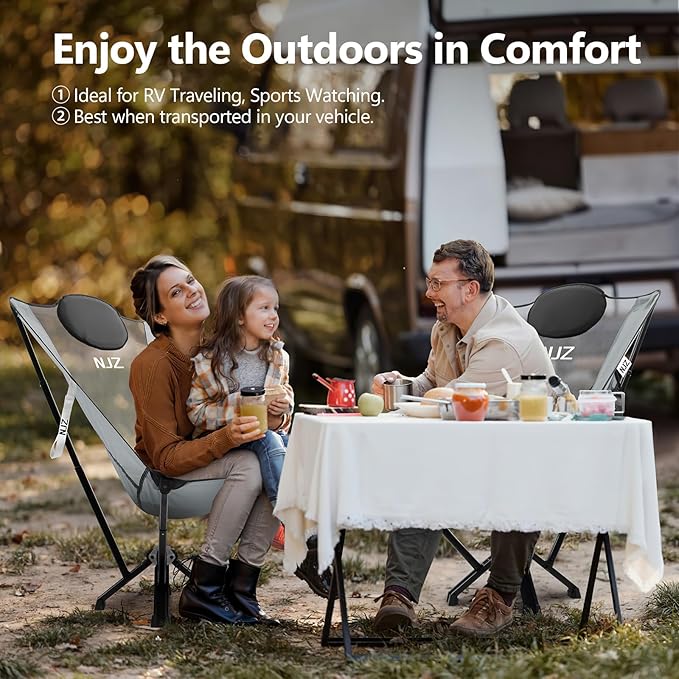 High Back Camping Folding Chairs - Image 7