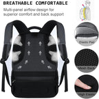 Laptop Backpack, Business Travel Anti Theft Slim Durable Laptops Backpack - Image 5