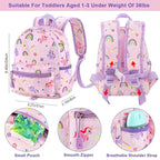 Accmor Toddler Backpack Leash, Cute Unicorn Baby Backpacks - Image 2