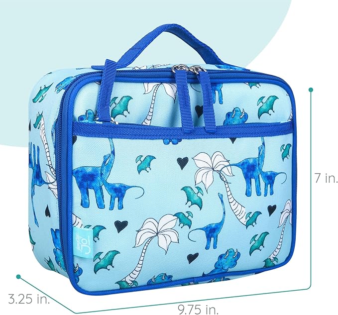 Wildkin JumpOff Jo Insulated Lunch Box – Durable, Reusable - Image 4
