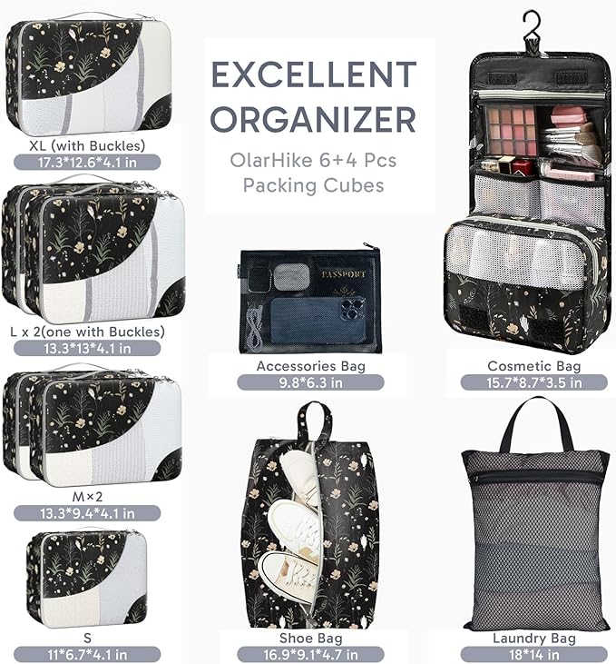 ALL INCLUDED 10 Set Durable Packing Cubes - Image 2