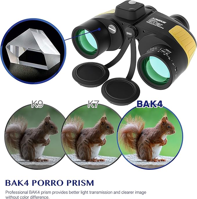 AOMEKIE Marine Binoculars for Adults 7X50 Military Waterproof Binoculars - Image 3