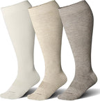 LEVSOX Wide Calf Compression Socks by Levsox