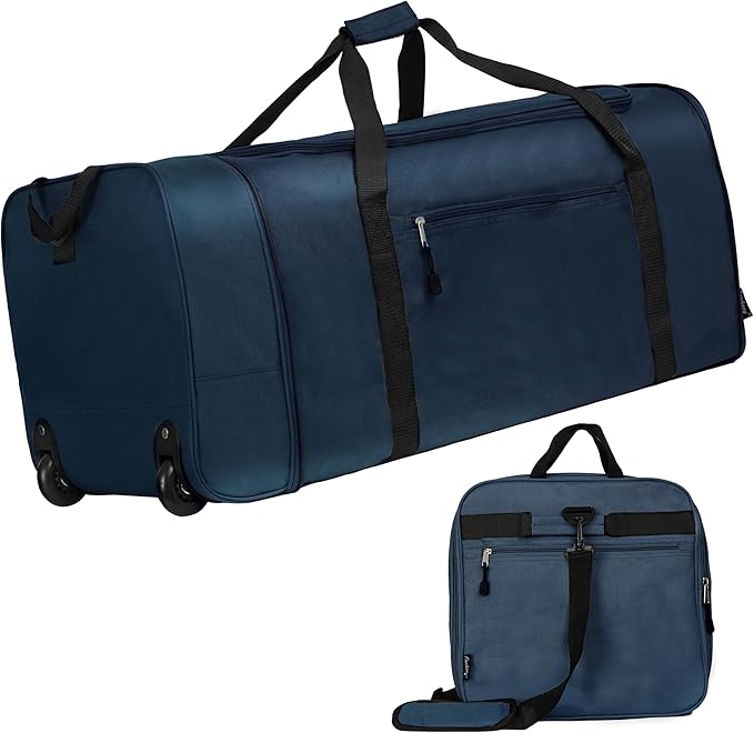 Finnhomy 100L Foldable Rolling Duffel Bag by Finnhomy