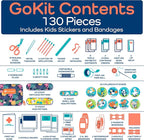 KeepGoing Travel First Aid Kit for Kids – 130 Pc. for Car, Diaper Bag & Backpack - Image 6