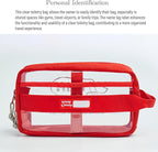 Rough Enough Clear Toiletry Bag Travel Cosmetic Makeup Toothbrush Case Pouch - Image 6