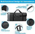 Finnhomy 100L Foldable Rolling Duffel Bag - Image 4