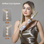 6 in ONE Hair Dryer Brush, Blow Dryer Curling Wand Hair Styling Tools Set, Ionic Hot Air Massage Oval Blowout Hair Dryer, Left&Right Hair Styler