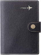 Genuine Leather Passport Case, RFID Passport Cover by Borgasets