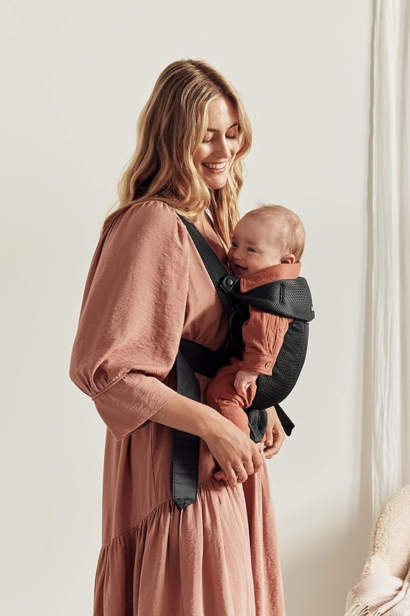 BabyBjörn Baby Carrier Mini, 3D Mesh | Newborn Carrier, Easy-to-Use - Image 5