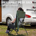 PORTAL Oversized Folding High Back Portable Lawn Chairs - Image 4
