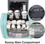 Narwey Hanging Toiletry Bag for Women Travel Makeup Bag Organizer Toiletries - Image 5