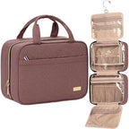 NISHEL Travel Toiletry Bag for women, Portable Hanging Organizer for by NISHEL