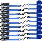 XSTRAP STANDARD Ratchet Tie Down Straps 8PK 1'' x 10 ft - 900 LB Break Strength - Image 6