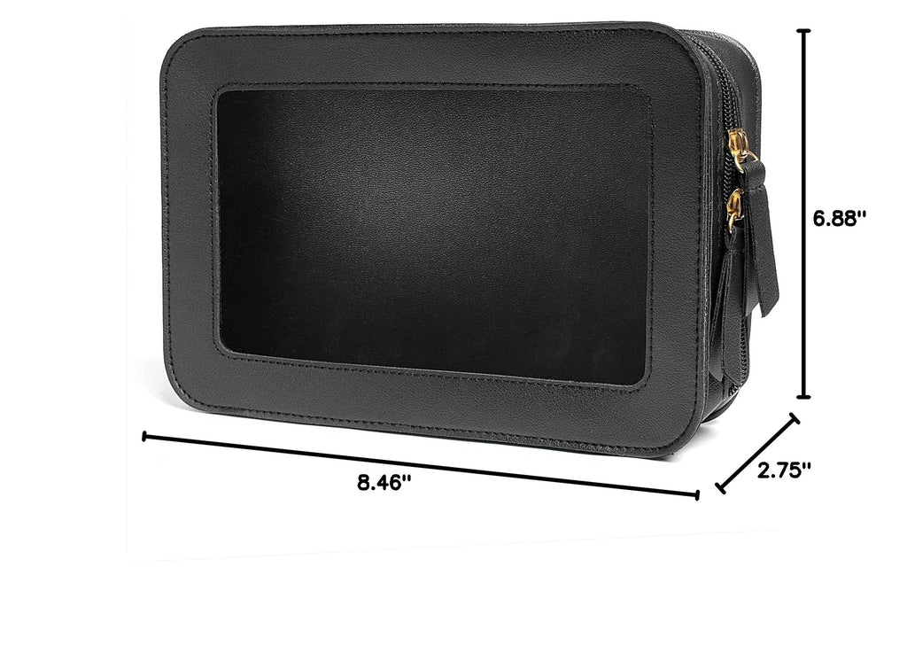 Clear Makeup Bags (C-Black)