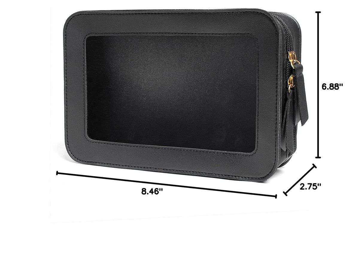 Clear Makeup Bags (C-Black)